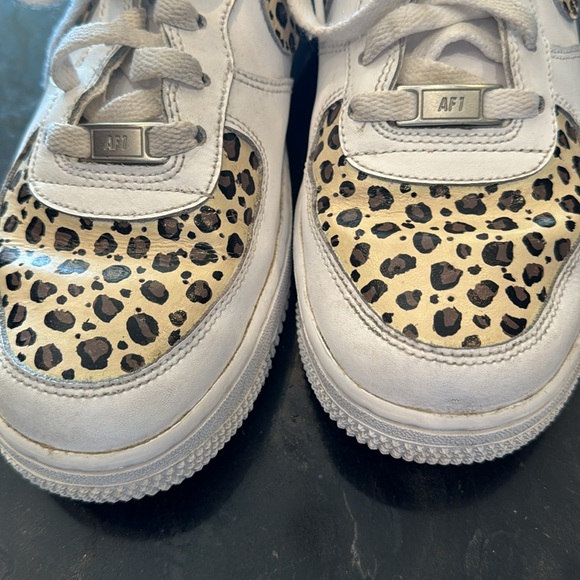 Nike air force 1 leopard pirnt custom kids 7Y - Picture 2 of 6